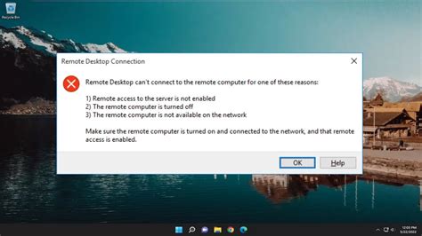 Remote Desktop can't connect to VDI.